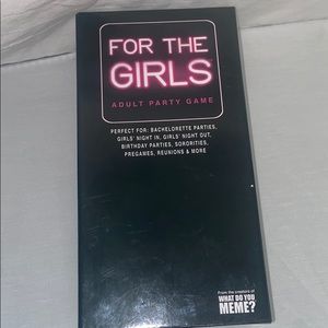 For the girls (adult party game)